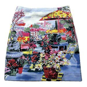 Talbot’s Garden Terrace Print Skirt NWT